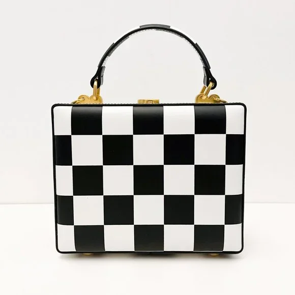 Brandon Blackwood Black and White Checkered Bag - Picture 5 of 16